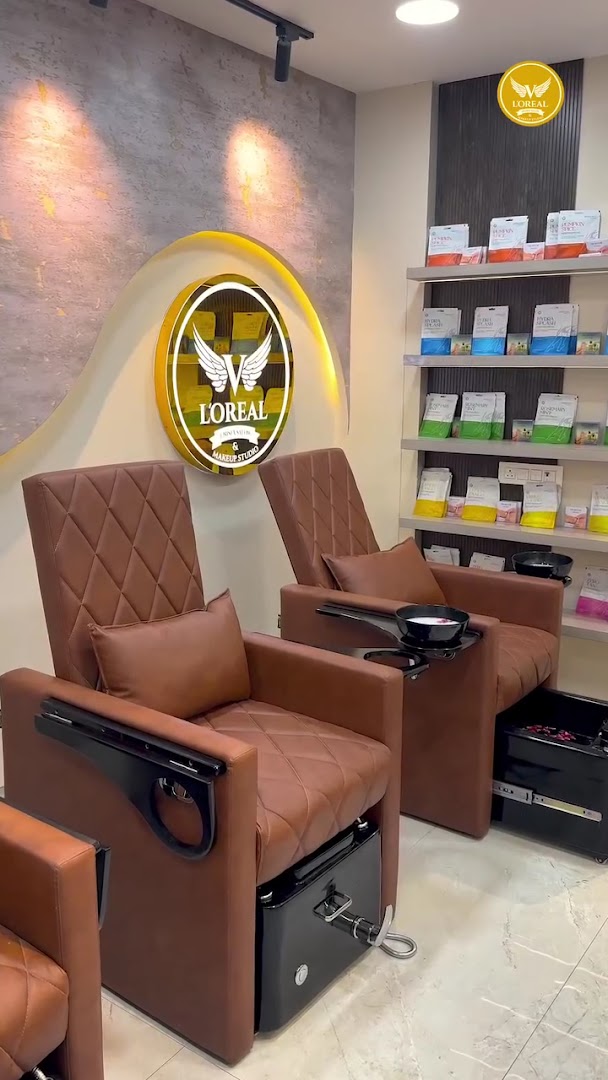At the salon
