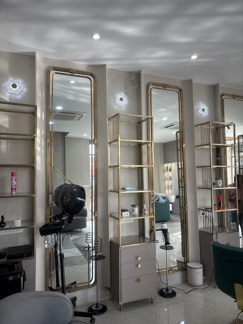 At the salon